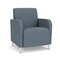 Lesro Siena Lounge Reception Guest Chair, 27 in W 29.5 in L 32.5 in H SN1101 - alternate 1